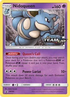 SM Black Star Promos Nidoqueen Pokémon card
